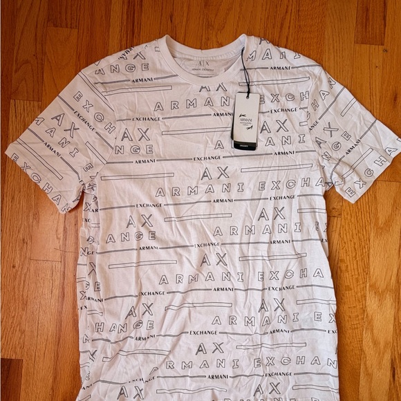 Armani Exchange Men’s Logo Print Tee - Picture 1 of 6